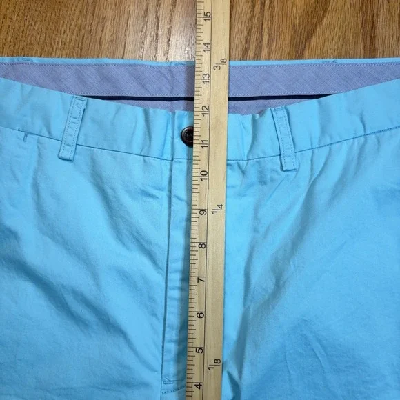Polo Ralph Lauren Shorts Mens 40 Blue Chino Classic Fit Summer Cotton NWT FLAW - Picture 8 of 11